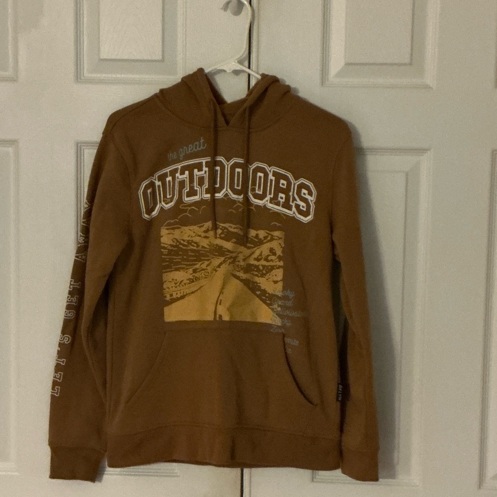 Brown Outdoor Adventure Hoodie
